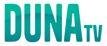 logotipo do nome do website duna tv na cor verde